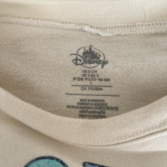 DISNEY PARKS: Mickey & Friends “ Let the Good Times Roll” Cream Crewneck Sweater - Picture 3 of 3
